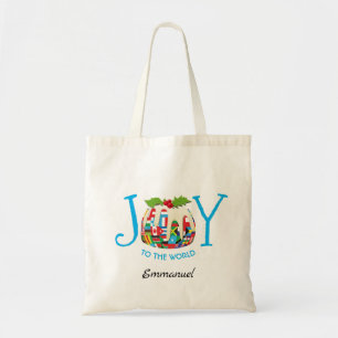 Bolsa Tote Personalizado JOY TO THE WORLD Flag