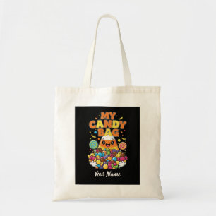 Bolsa Tote Personalizado Meu Saco de Doces - Nome Personaliza