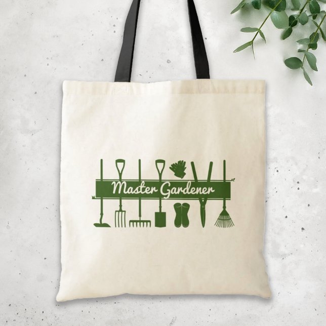 Bolsa Tote Personalizado para o Jardineiro Mestre Moderno Sim (Criador carregado)