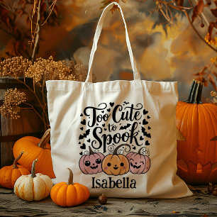 Bolsa Tote Personalizado Para Truque De Abóbora Ou Doces De T