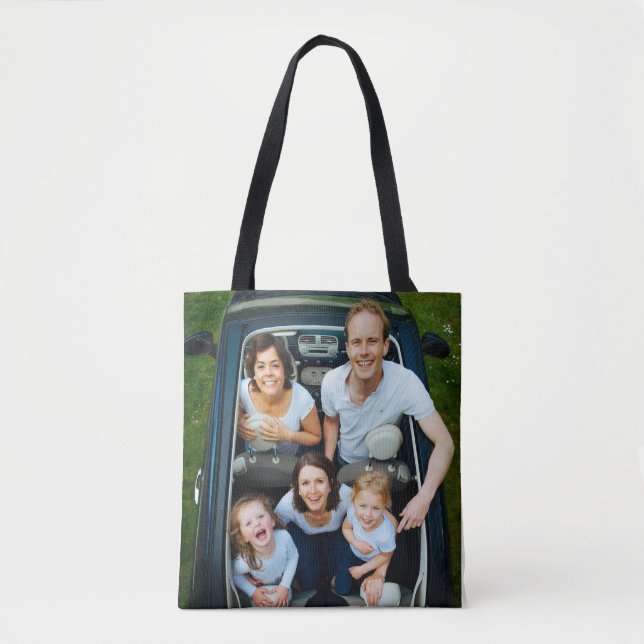 Bolsa Tote Personalizado Personalizado Sua Própria Bag de Fot (Frente)