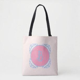 Bolsa Tote Personalizado rosa e azul