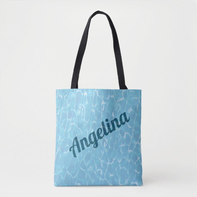 Bolsa Tote Personalizado Sob Piscina De Nadação De Água (Frente)