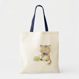 Bolsa Tote [Personalizado] Uma Amizade Puro, Teatime com Cat