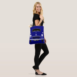 Bolsa Tote Personalizar a Pop amortecedora azul escura person