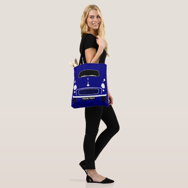 Bolsa Tote Personalizar a Pop amortecedora azul escura person (No(a) Modelo)