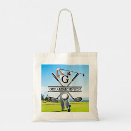 Bolsa Tote Personalizar a sua imagem Design de Monograma de G