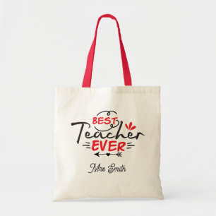 Bolsa Tote Personalizar Apreciação do Professor de Nome