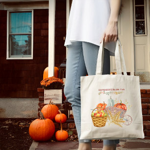 Bolsa Tote Personalizar as Vibes de outono de Fazenda de Colh
