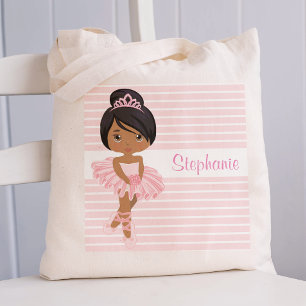 Bolsa Tote Personalizar Ballerina Multicultural em Dois Lados