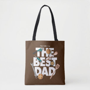 Bolsa Tote Personalizar Dia de os pais Feliz O melhor Pai e