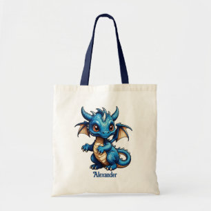 Bolsa Tote Personalizar Dragão Azul-Cinto