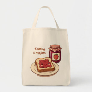 Bolsa Tote [Personalizar] é minha geleia - desenho animado de