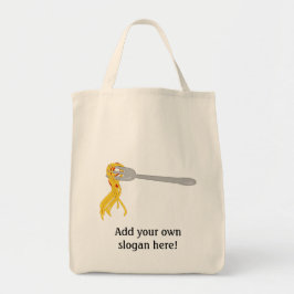 Bolsa Tote Personalizar este gráfico de pasta de espaguete