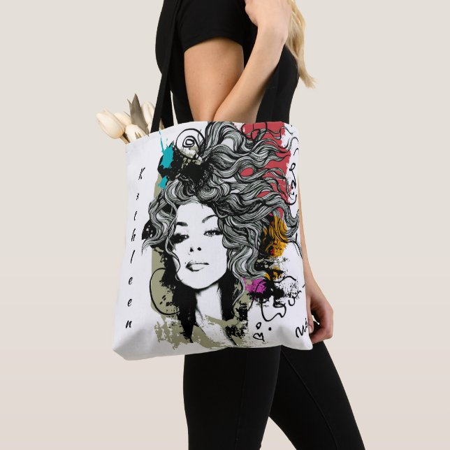 Bolsa Tote Personalizar Forte Na moda da Mulher Moderna (Close Up)