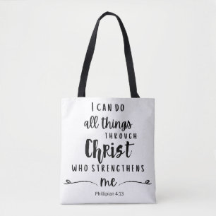 Bolsa Tote Personalizar l Escritura l Cristão l