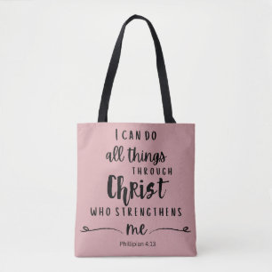 Bolsa Tote Personalizar l Escritura l Cristão l