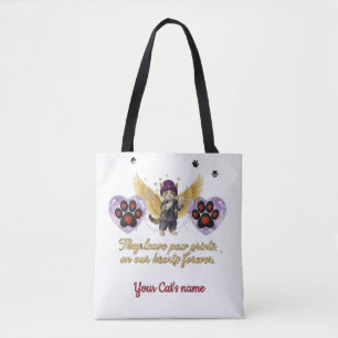 Bolsa Tote Personalizar Nome do Gato 