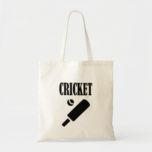 Bolsa Tote Personalizar Nome, Número ou Equipe do Cricket Per (Frente)