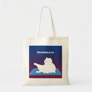 Bolsa Tote Personalizar o Yoga Cat Tote Bag