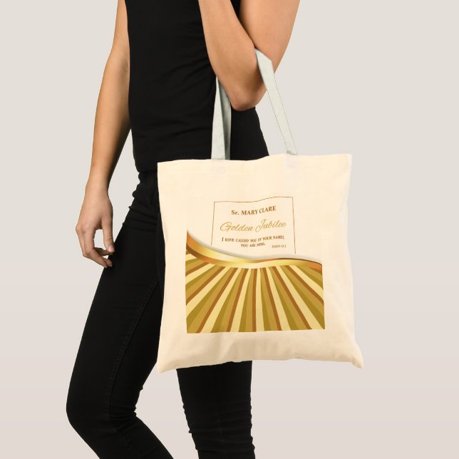 Bolsa Tote Personalizar, Ouro Jubilo da Vida Religiosa, (Frente (produto))