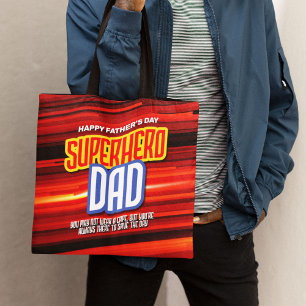 Bolsa Tote Personalizar Pai SuperHero