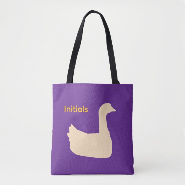 Bolsa Tote Personalizar Tema de Pato  (Frente)