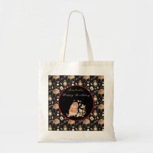 Bolsa Tote Personalizar texto e cor do racum de queda
