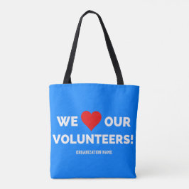 Bolsa Tote Personalizável Adoramos Nossos Voluntários