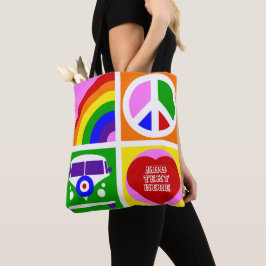 Bolsa Tote Personalize a Pop Art Camper Van Life