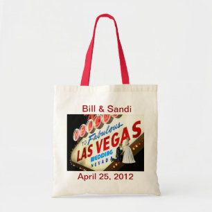 Bolsa Tote Personalize Las Vegas que Wedding o saco