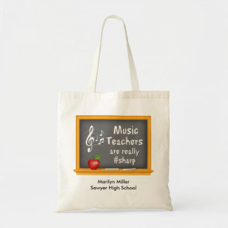 Bolsa Tote Personalize seus professores de música
