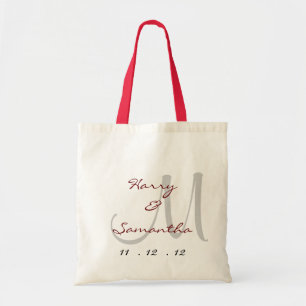 Bolsa Tote Personalize sua própria sacola do casamento