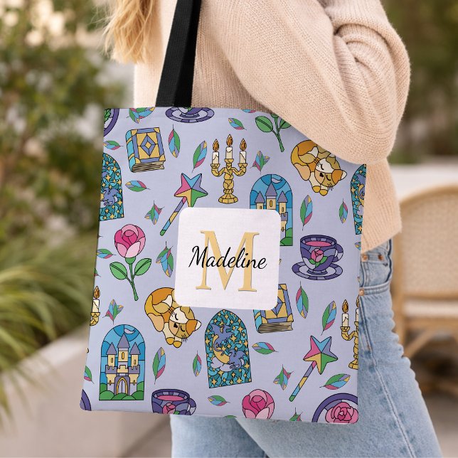 Bolsa Tote Personalized Cats Beauty and the Beast Book Girl (Criador carregado)