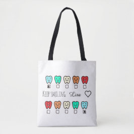 Bolsa Tote Personalized- Custom Name dental bag gift