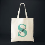 Bolsa Tote Personalized Customized name monogram<br><div class="desc">This personalized name monogram cute vintage tote bag is best gift idea for bride and bridesmaids at weddings.</div>