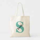 Bolsa Tote Personalized Customized name monogram<br><div class="desc">This personalized name monogram cute vintage tote bag is best gift idea for bride and bridesmaids at weddings.</div>