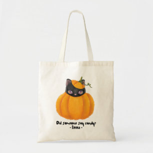 Bolsa Tote Personalized Cute Halloween Trick or Treat