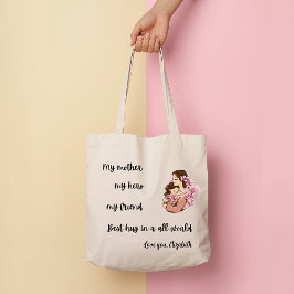 Bolsa Tote Personalized Mother's Day Mom's Hug Tote Bag