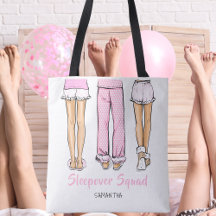 Personalized Pajama Party Trendy Sleepover Favor