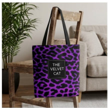 Personalized Purple Leopard Print