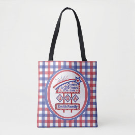 Bolsa Tote Personalized USA 250–Patriotic Retro Marquee