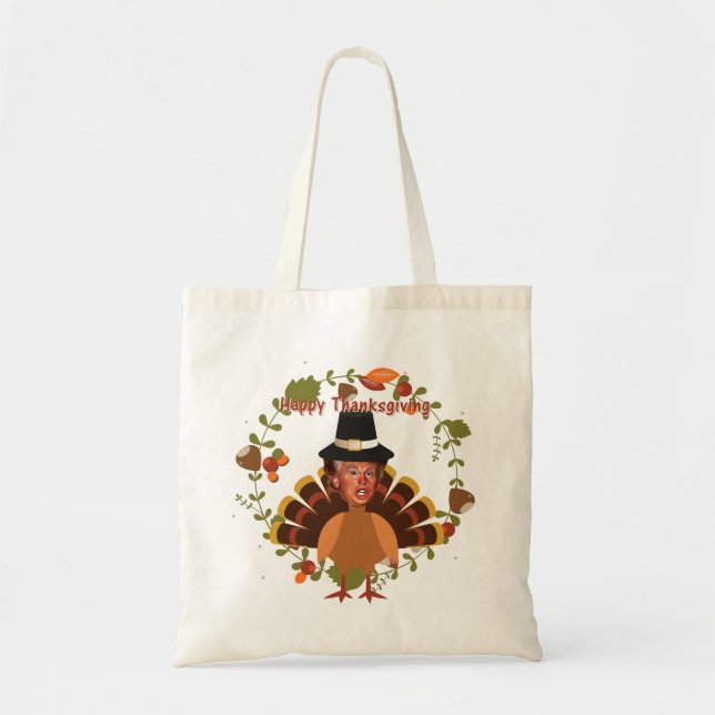 Bolsa Tote peru de ação de graças (Frente)