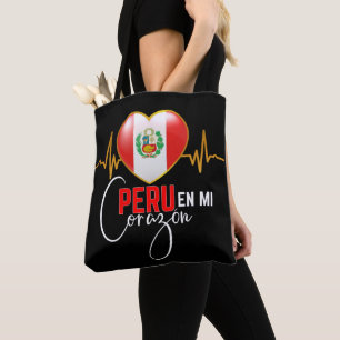 Bolsa Tote Peru en mi Corazon Orgulho Peruano 