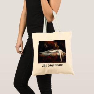 Bolsa Tote Pesadelo de Henry Fuseli Gothic Macabre Dark Art