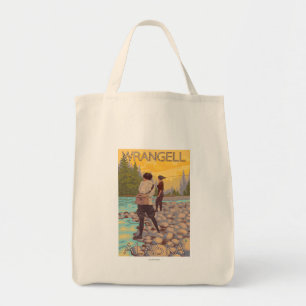 Bolsa Tote Pesca com mosca das mulheres - Wrangell, Alaska