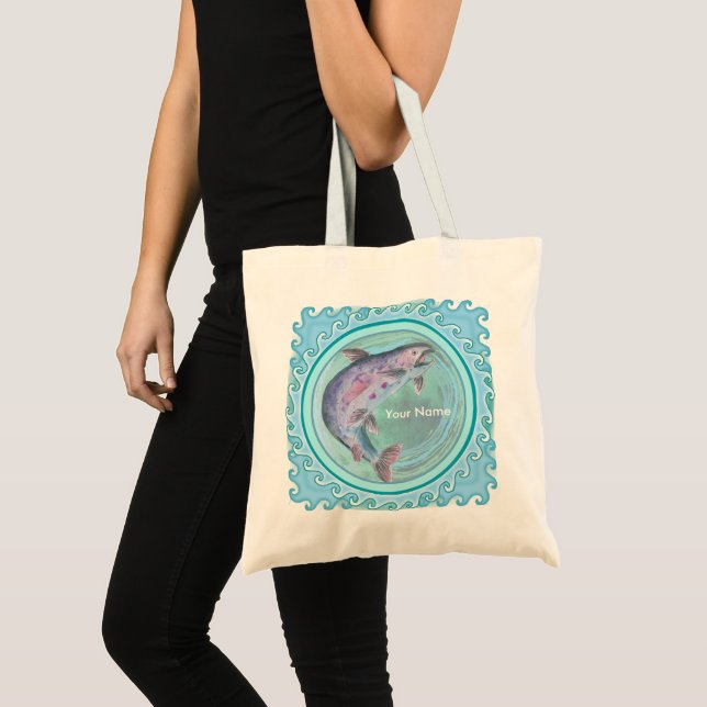 Bolsa Tote Pesca de Truta  (Frente (produto))