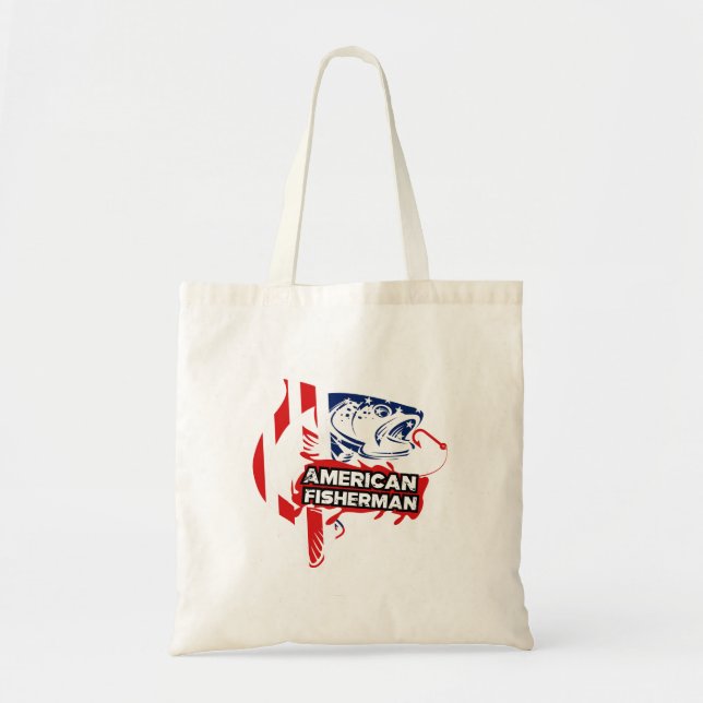 Bolsa Tote pescador americano (Frente)
