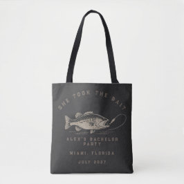 Bolsa Tote Pescador Engraçado Festa de Solteiro Personalizada