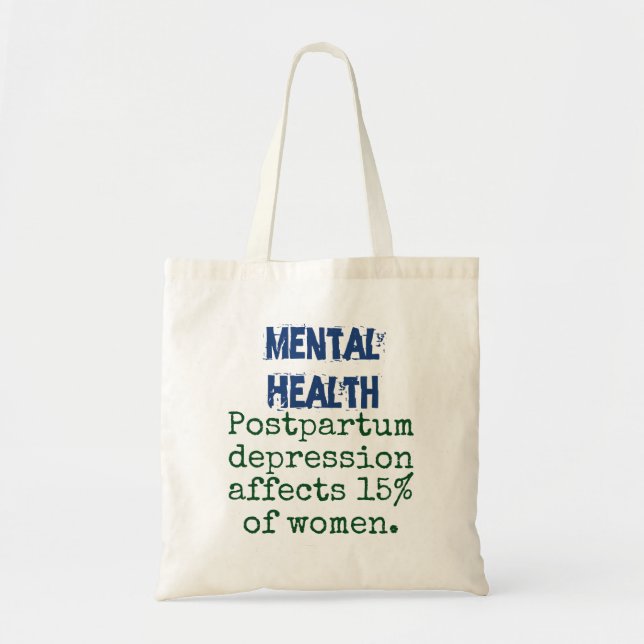 Bolsa Tote Pessoas Com Depressão Têm 40% - Mental (Frente)